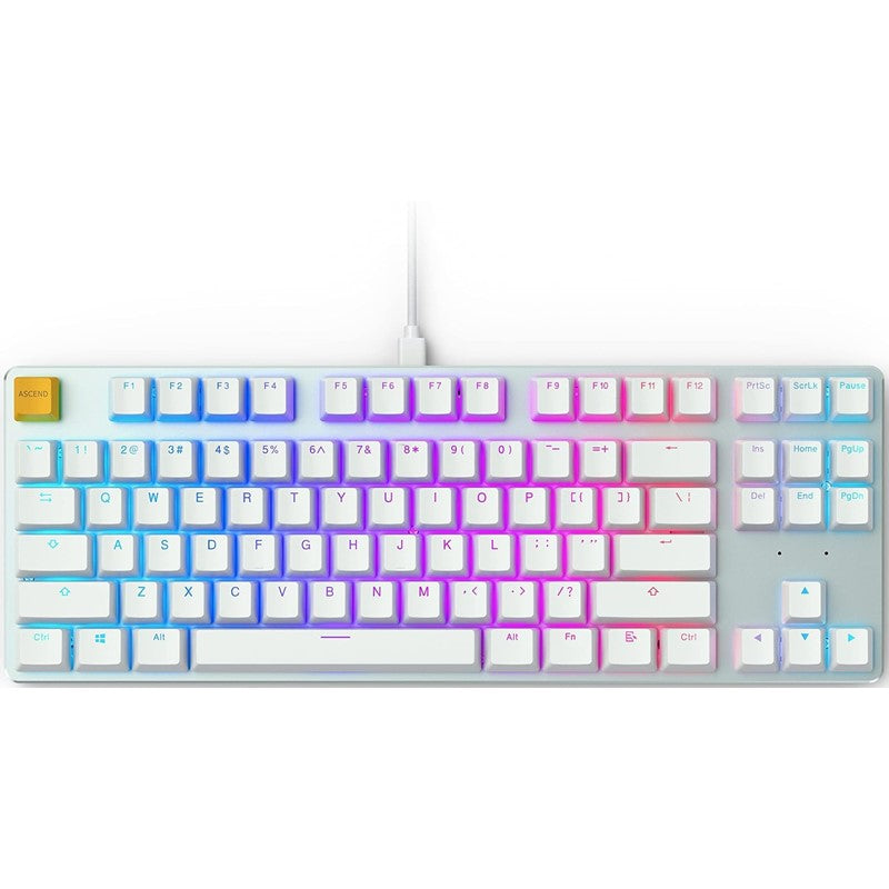 Glorious GMMK 85% Tenkeyless TKL Gaming Keyboard White