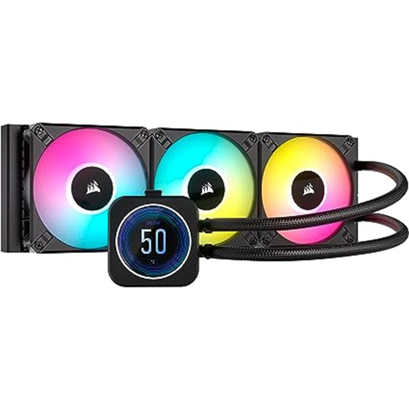 Corsair Icue H150I Elite Lcd Xt RGB 360Mm Liquid Cpu Cooler