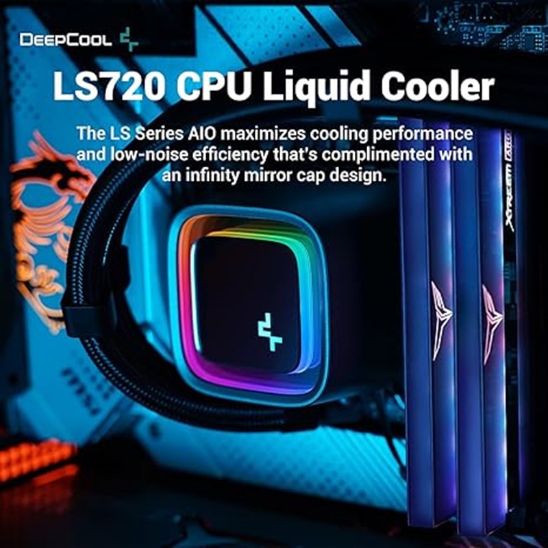 مبرد بروسيسور سائل LS720 A-RGB ديبكول ايليت بيرفورمانس 360 ملم