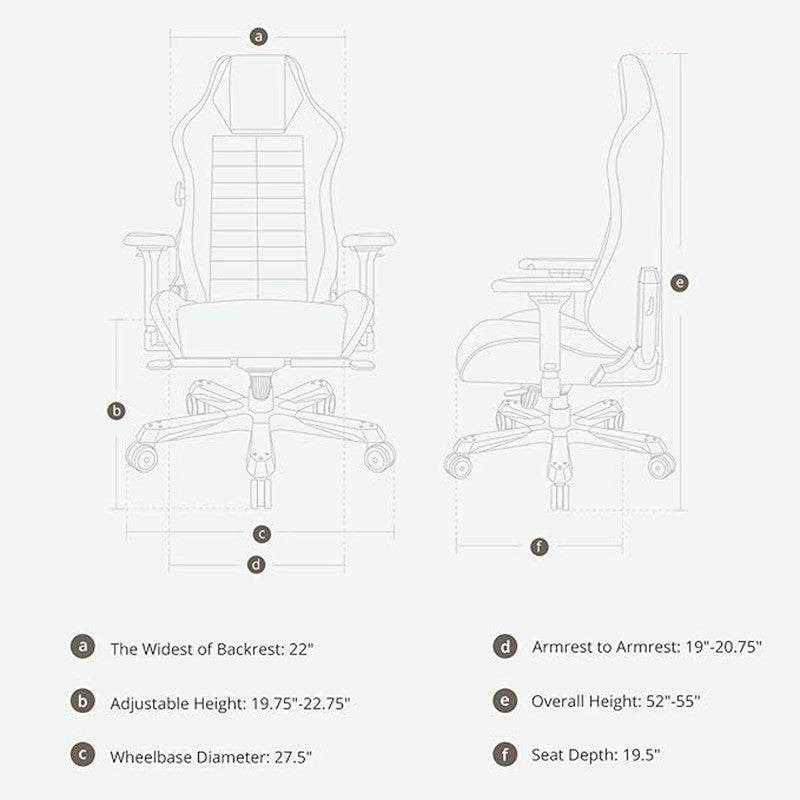 كرسي الالعاب من سلسلة ماستر من دي اكس رايسر - اسود