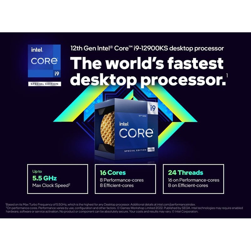 Intel Core i9-12900KS Desktop Processor 16 8P+8E Cores Up to 5.5 GHz