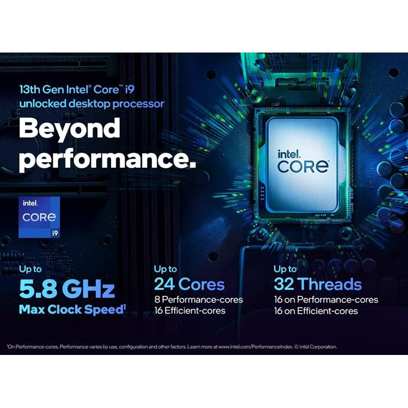 Intel Core i9-13900KF Desktop Processor 24 cores 8 P-cores + 16 E-cores 36M Cache up to 5.80 GHz