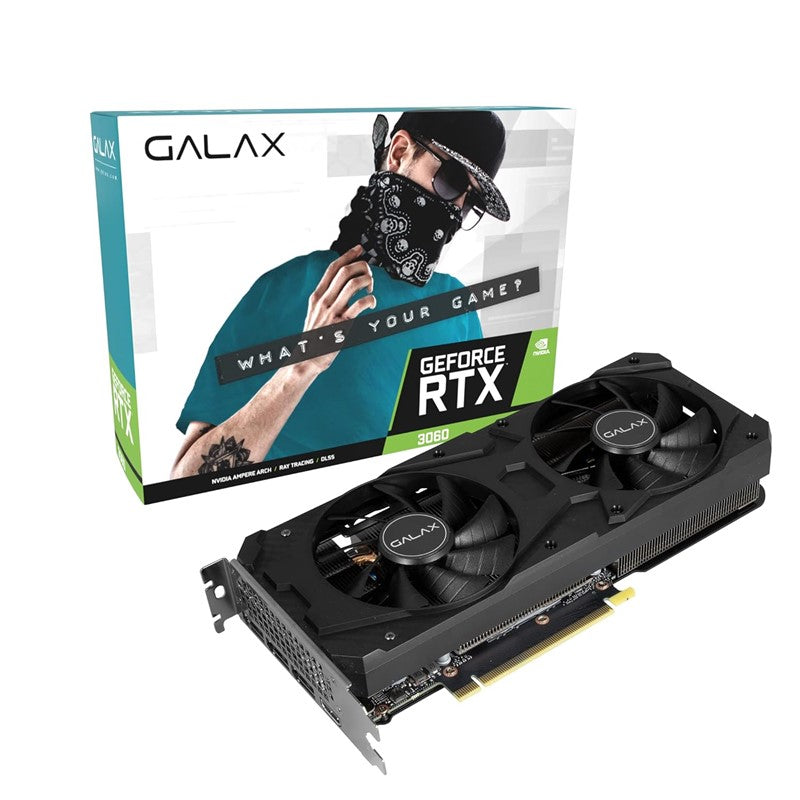 Galax RTX 3060 1-Click OC 12GB GDDR6 Graphics Card