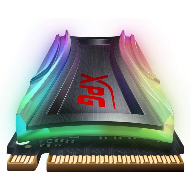 هارد داخلي اكس بيه جي S40G سبكتريكس RGB سعة 1 تيرابايت بيسيل 3x4جيل M.2 SSD