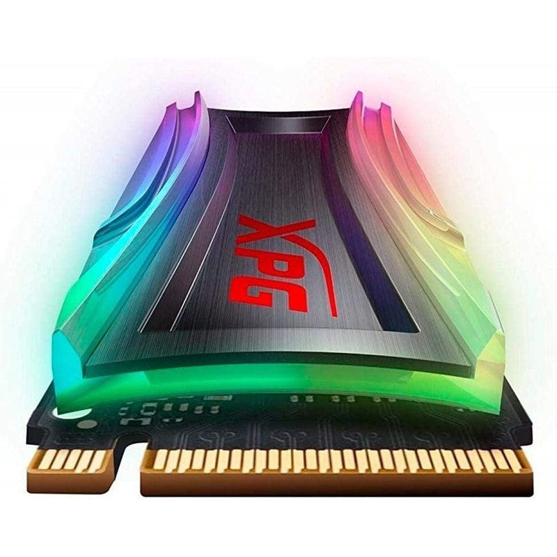 هارد داخلي اكس بيه جي S40G سبكتريكس RGB سعة 256 جيجابايت بيسيل 3x4جيل M.2 SSD