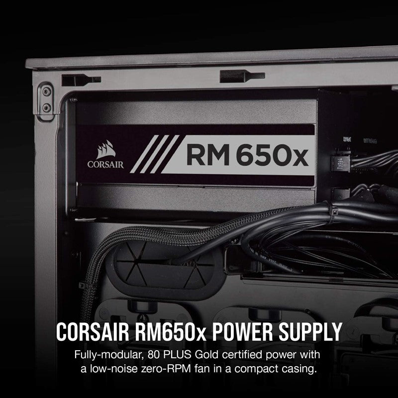 Corsair Rmx Series Rm650X 80 Plus Gold Fully Modular Atx Power Supply