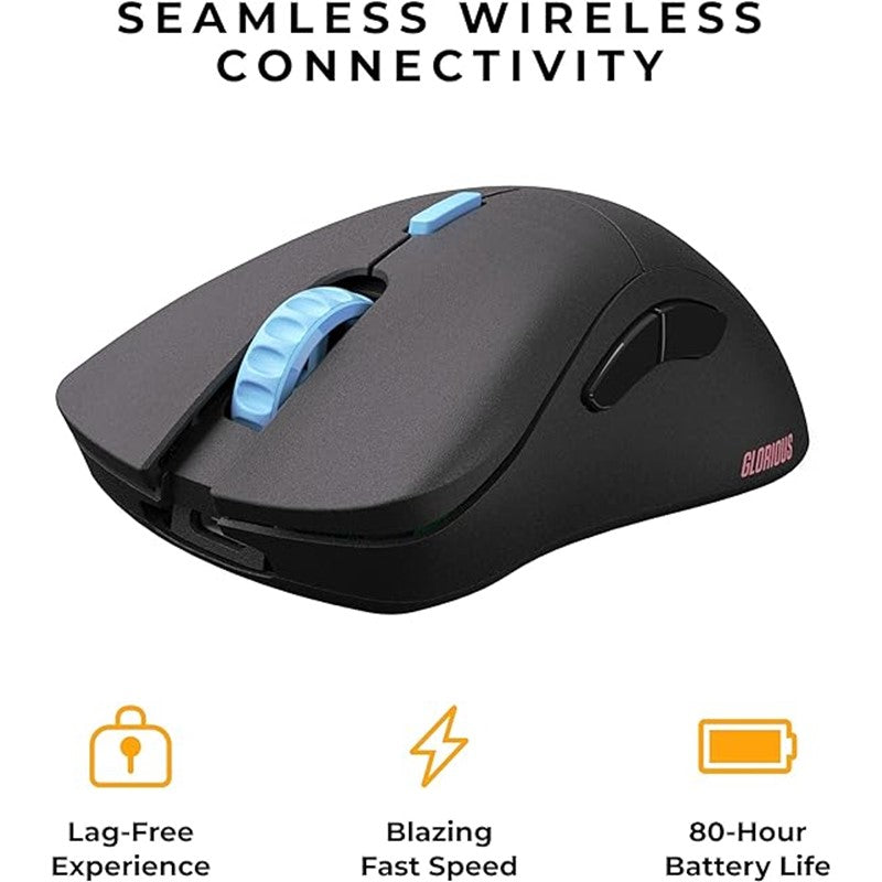 Glorious Model D Pro Wireless Gaming Mouse - Black/Blue