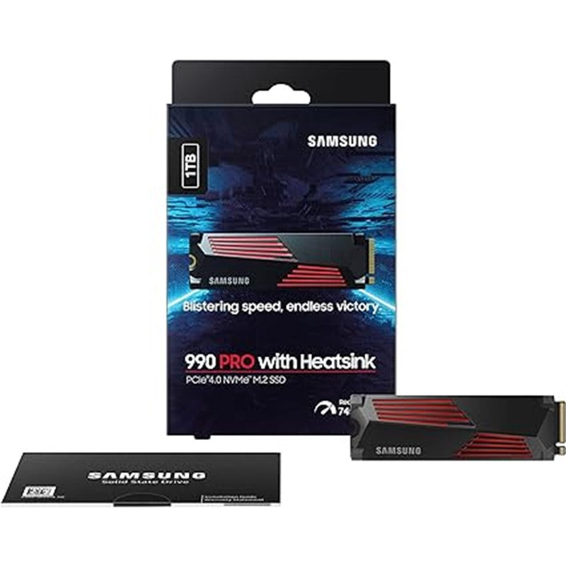 Samsung 990 Pro Internal Hard With Heatsink 1TB SSD
