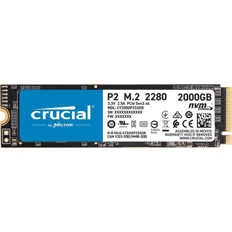 Crucial P2 Internal Hard 2TB SSD