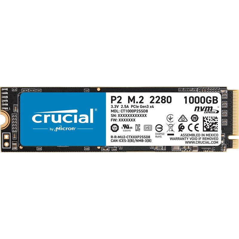 Crucial P2 Internal Hard 1TB SSD