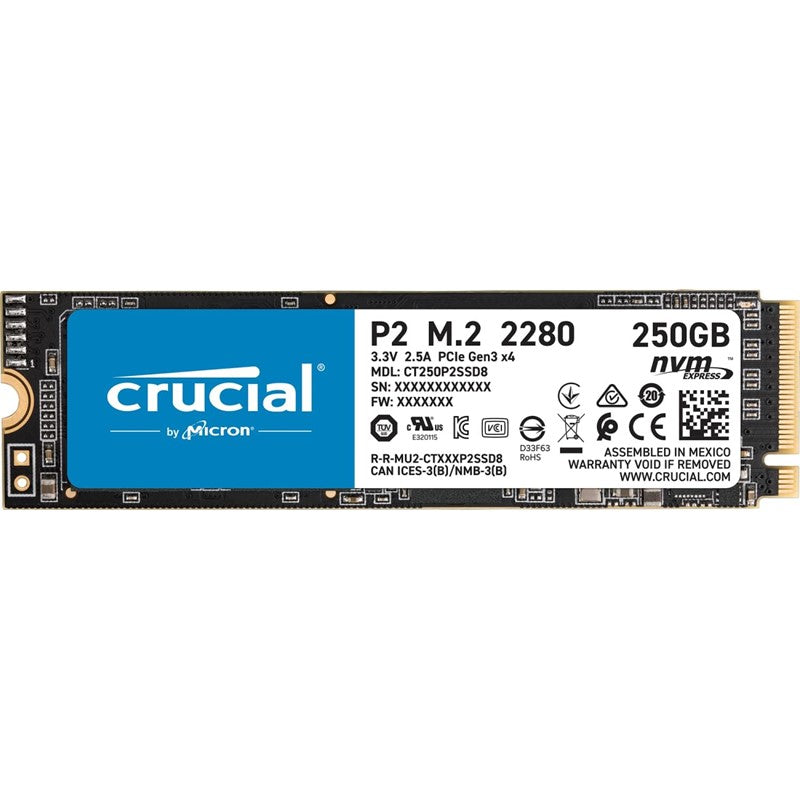 Crucial P2 Internal Hard 250GB SSD