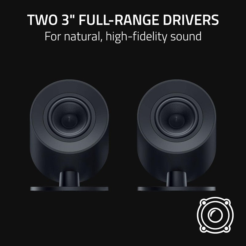 Speaker Razer Nommo 2.0 Pc Speakers -Black
