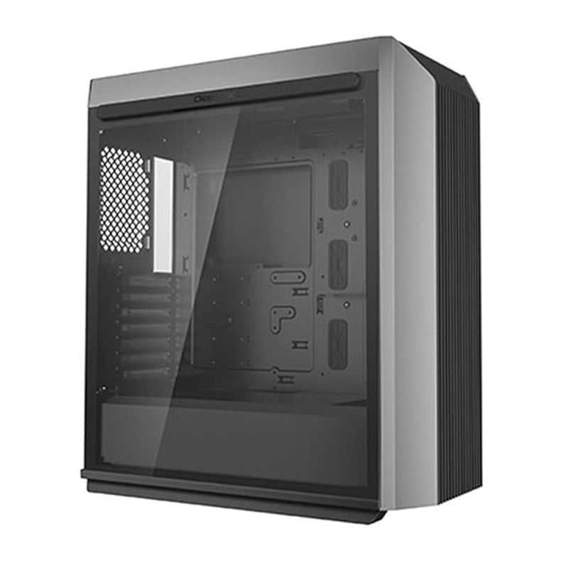 كمبيوتر كيس ديبكول CL500 RGB 4F ميد تاور - فضى/اسود