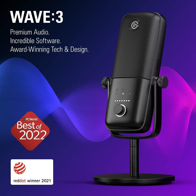 Elgato Wave:3 Premium Usb Condenser Microphone