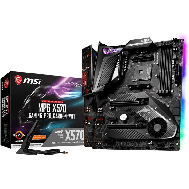 Mother Board Msi Mpg X570 Gaming Pro Carbon (Wifi) -Black