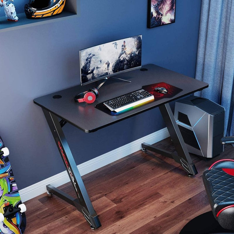 Eureka Ergonomic 43-In Small Gaming Desk Black