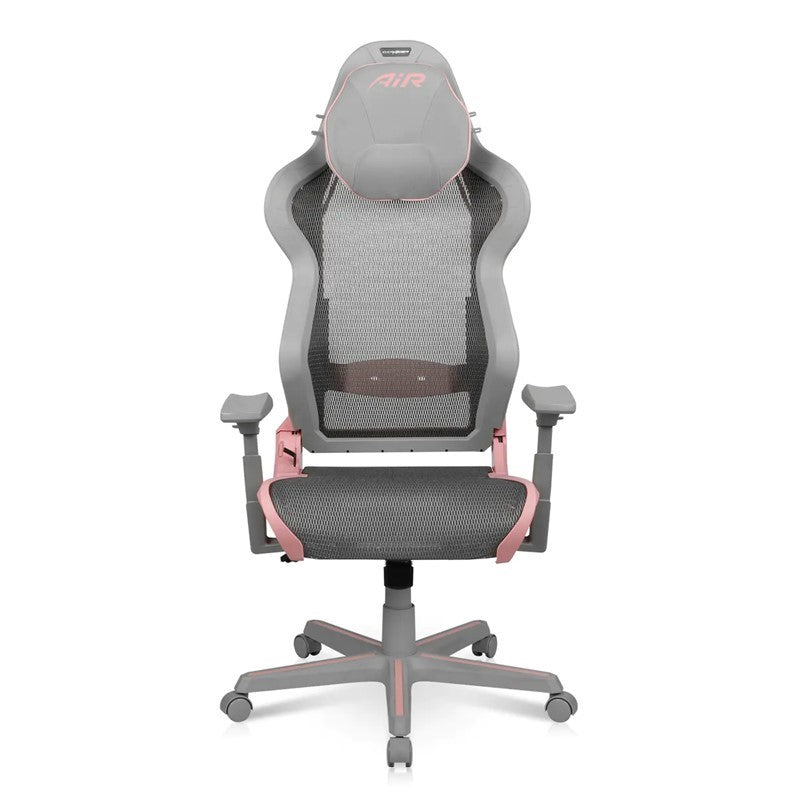 DXRacer Air Series Gaming Chair - Pink/Grey + Free Florpad - Fury (Large - 120x120)