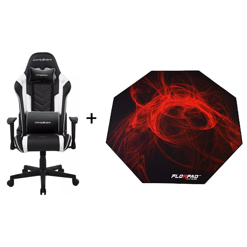 DXRacer P132 Prince Series Gaming Chair + Free Florpad - Fury  (Large - 120x120)