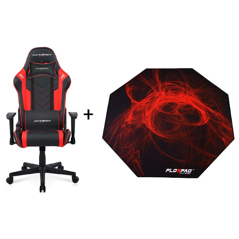 DXRacer P132 Prince Series Gaming Chair + Free Florpad - Fury  (Large - 120x120)