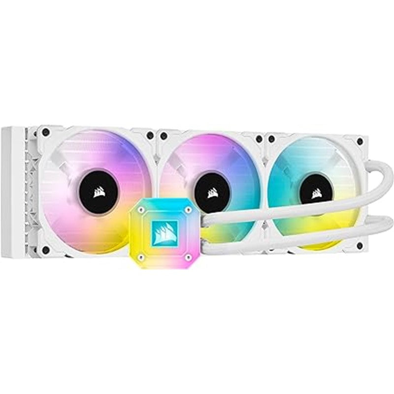 Corsair H150i Elite Capellix White 360mm AIO CPU Liquid Cooler, ATS-593770031