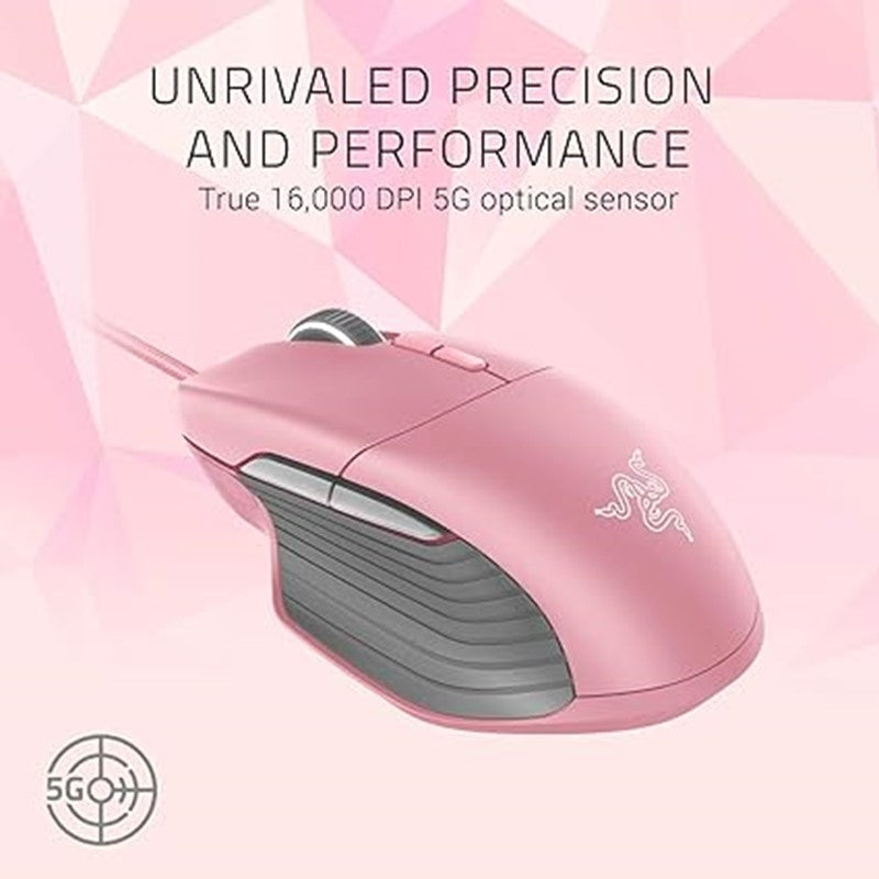Razer Basilisk - Quartz Pink Gaming Mouse, ATS-593770443