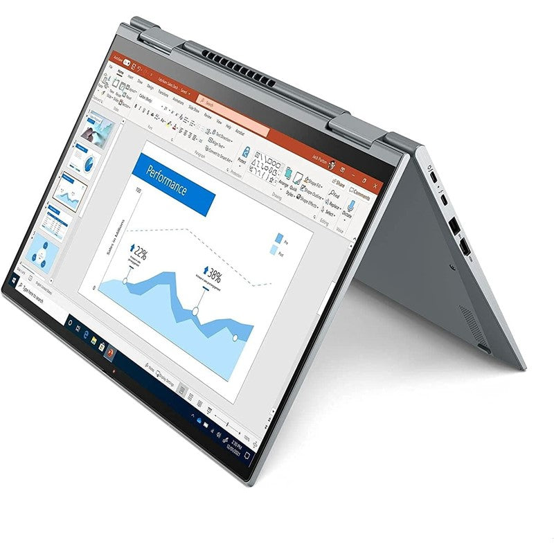Lenovo Thinkpad X1 Yoga Gen 6 2-In-1 Convertible Laptop Intel Core i5- 1135G7 8GB 256GB SSD 14' WUXGA Display Windows 10 Professional Keyboard With Rechargeable Stylus Pen English Strom Grey