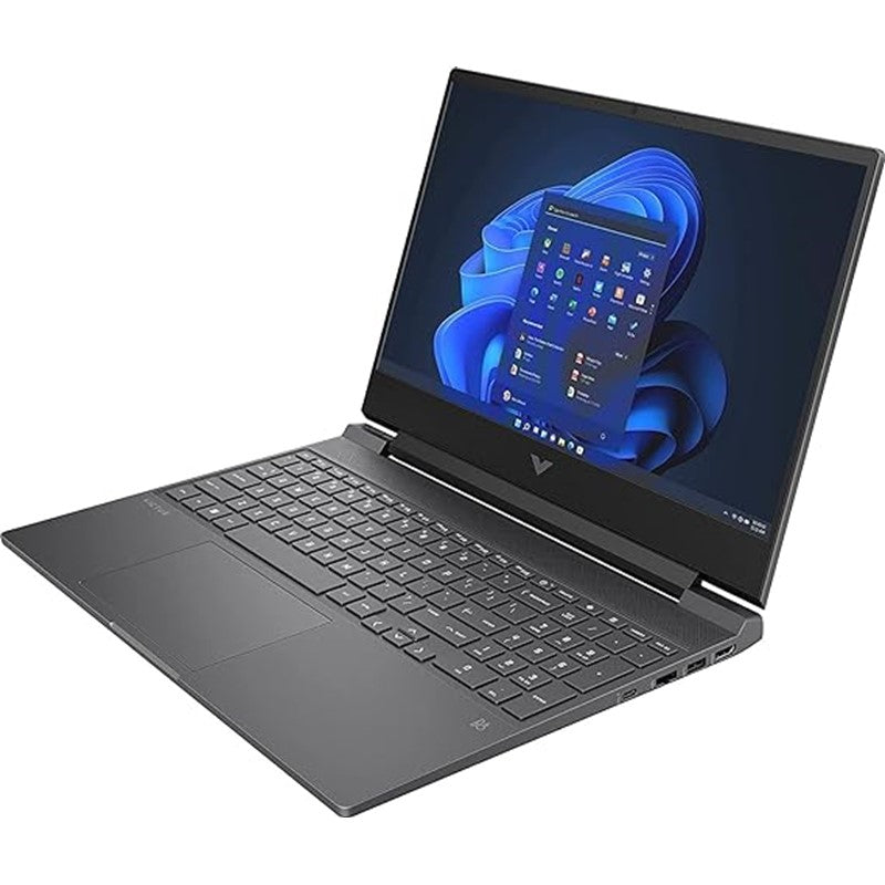 لابتوب للألعاب اتش بي Victus 15-FA0032DX بشاشة مقاس 15.6 بوصة بروسيسور كور i7-12650H رام 32 جيجابايت هارد SSD سعة 1 تيرابايت جرافيك كارد نيفيديا جيفورس RTX 3050 Ti سعة 4 جيجابايت ونظام تشغيل ويندوز 11 هوم انجليزى فضي