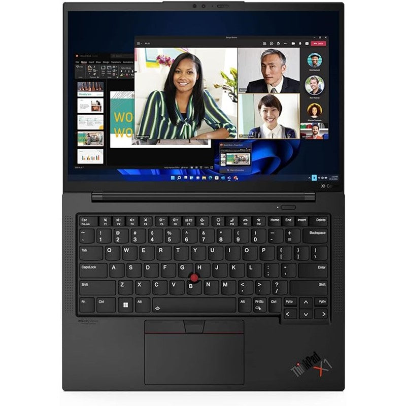 Lenovo Thinkpad X1 Carbon I7-1255U 16Gb 512Gb Ssd Intel Iris XE Graphics 14.0 Inch Wuxga Ag Win 11 Pro English Arabic Black