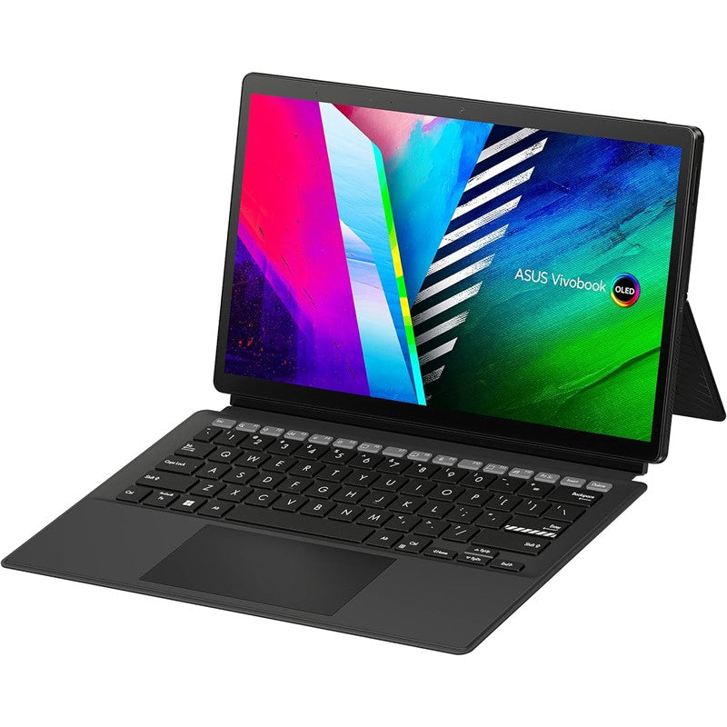 Asus Vivobook 13 Slate Oled T3300Ka 2-In-1 Laptop With 13.3-Inch Display Intel Pentium Silver N6000 Processor 8Gb Ram 256Gb Ssd Intel Uhd Graphics Windows 11 And Detachable Keyboard Dock And Pen Black