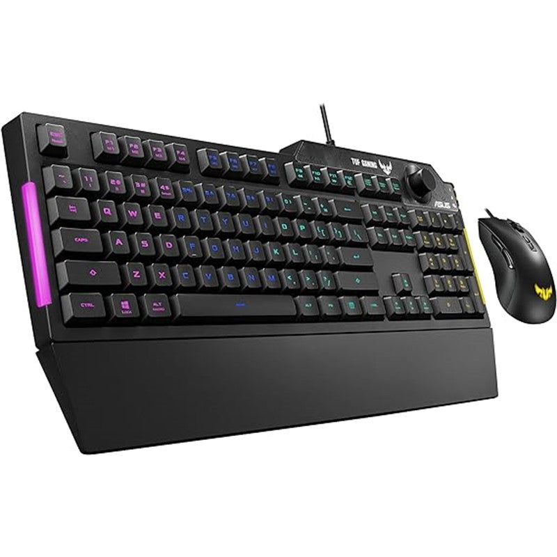 Asus Tuf Gaming Keyboard Mouse Combo K1 Rgb Keyboard, M3 Lightweight Mouse Black