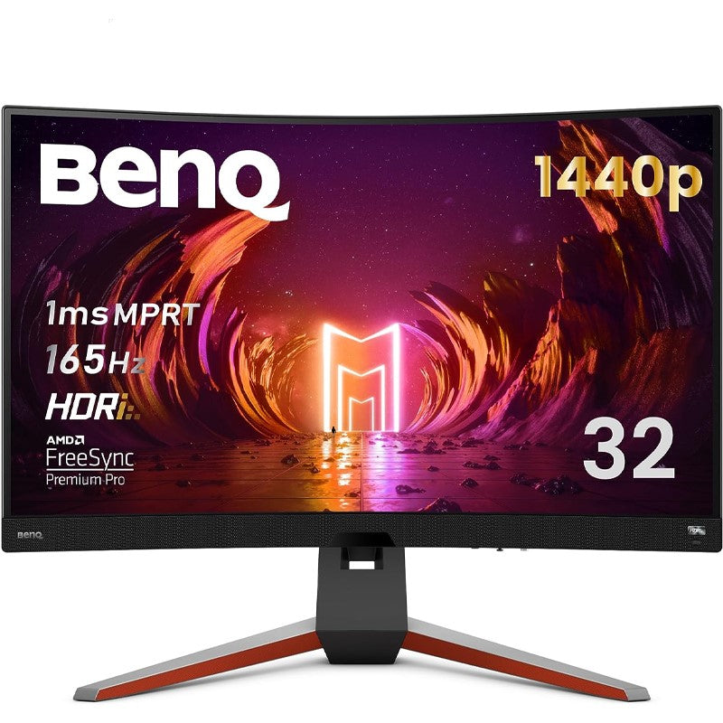 BenQ Mobiuz 32 Inch EX3210R (2560 x 1440) IPS Curved 165Hz 1MS Gaming Monitor