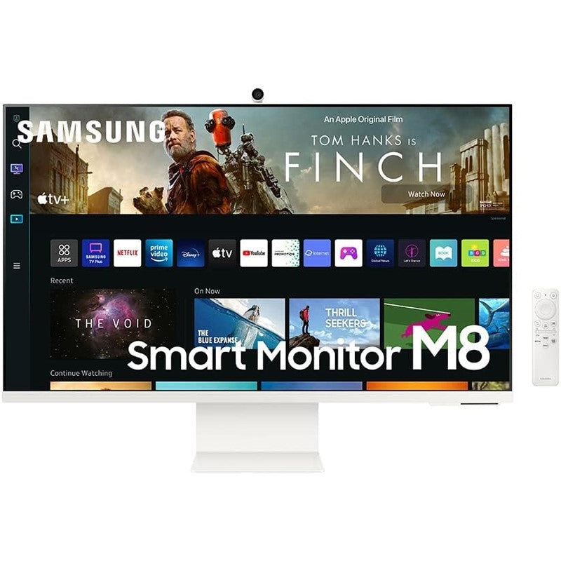 Samsung M8 Series 32 Inch (3840 x 2160) VA Flat 60Hz 4MS Smart Monitor (SlimFit Webcam )