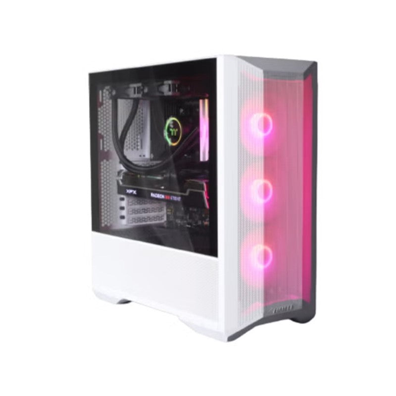 XFX Neptune Gaming Pc, AMD Ryzen 5800X3D, Rx 6750 Xt, 2TB HDD, 850W, Lian Li Lancool Ii Mesh White