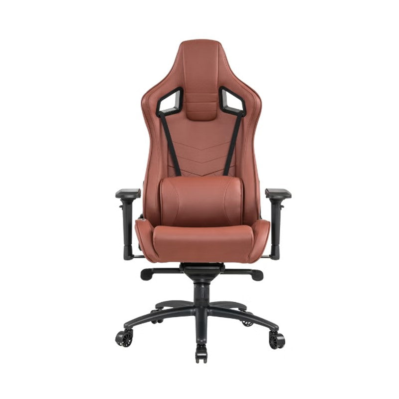 XFX Izz-10 Faux Leather Rustic Gaming Chair - Brown