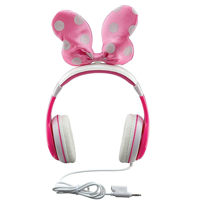 iHome KIDdesigns Over-Ear Headphone Minnie Mouse Youth Headphones With Bow - KD-MM-140