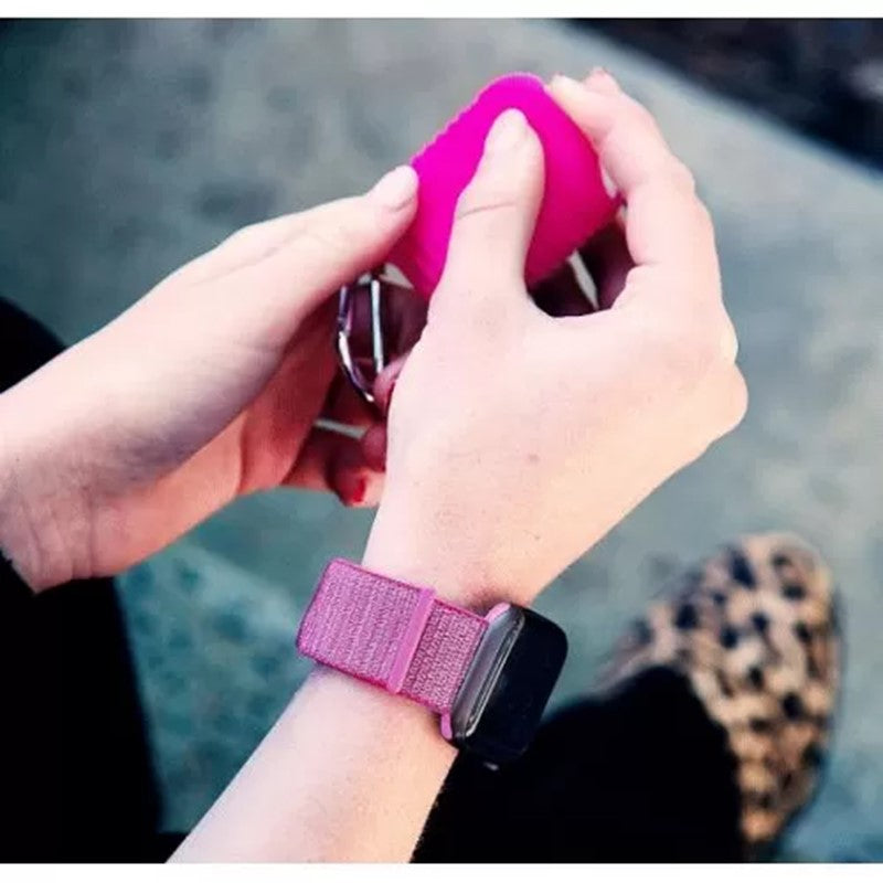 Case-Mate 38-40mm Apple Watch Nylon Band - Metallic Pink