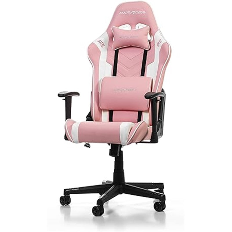 DXRacer Prince Series P132 Gaming Chair - Pink White, ATS-593769892