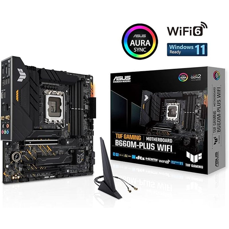 Asus Tuf Gaming B660m Plus Wifi DDR5 (Intel 12th Gen Motherboard), ATS-593769990