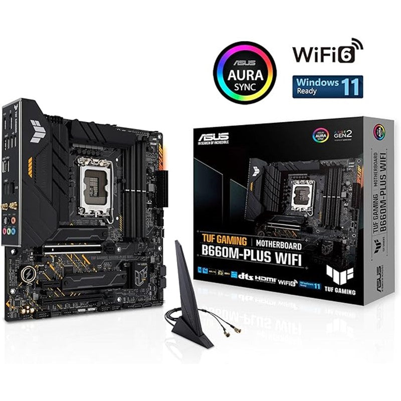 Asus Tuf Gaming B660m Plus Wifi DDR4 (Intel 12th Gen Motherboard), ATS-593769993