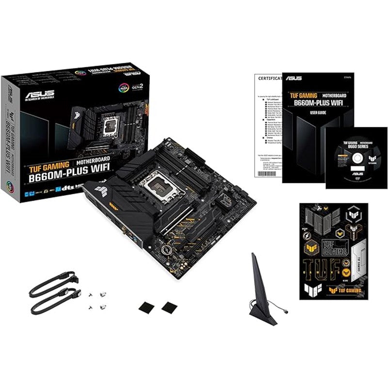 Asus Tuf Gaming B760M-Plus Wifi DDR4 (Intel 13th Gen Motherboard), ATS-593770118