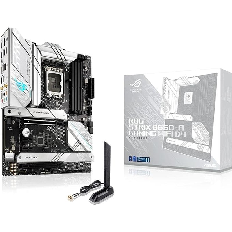 أسوس مازر بورد للالعاب روج ستريكس B660-A واي فاي D4 LGA 1700 (انتل الجيل 12