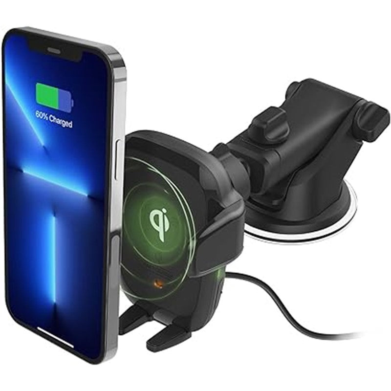 Iottie Auto Sense Automatic Wireless Charging Dash Mount - Black, HLCRIO161