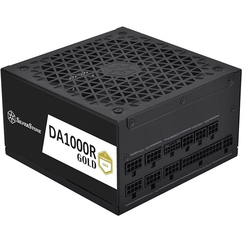Silverstone DA1000R 80 Plus Gold PCIE 5.0 Full Modular ATX Power Supply, ATS-593770821