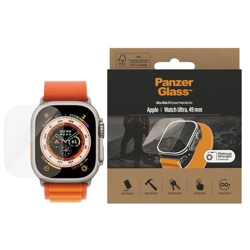 Panzer Glass Apple Watch Ultra 49mm Ultra Screen Protector - Transparent