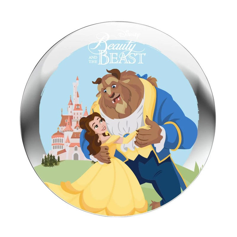 Buddyphones StoryShield Pre-linked Shield with Magical Tales from Disney Collection - To be Used with Buddyphones StoryPhones - Beauty and the Beast - Multi-color