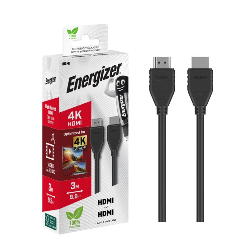 Energizer C110 - Cable Hdmi To Hdmi 3 Meter - Black