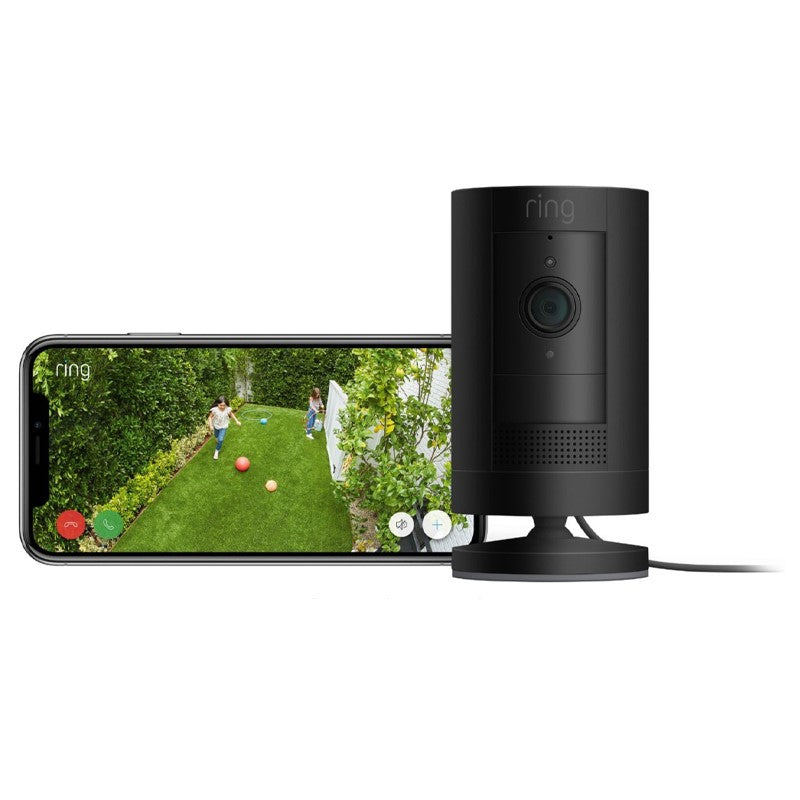 Stick Up Cam Plug-In HD Security Camera Black