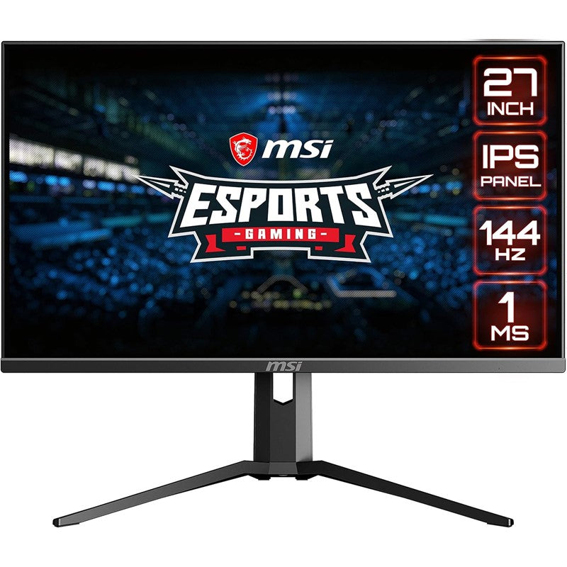 MSI Optix 27 Inch Mag273R (1920 X 1080) Ips Flat 144HZ 1ms Gaming Monitor, ATS-593770413