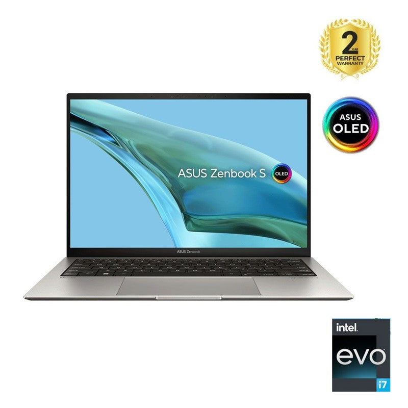 Asus Zenbook OLED S13 UX5304VA-OLEDI7T Slim Laptop i7-1355U 16GB LPDDR5 1TB PCIE 4.0 Performance WIN11 HOME 13.3-inch 2.8K 16:10 60Hz 0.2ms FHD Webcam Backlit English Arabic Grey