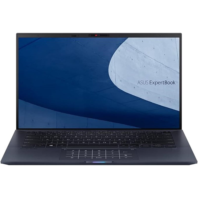 لابتوب أسوس اكسبيرت بوك بشاشة مقاس 14 بوصة، ومعالج كور i7-1165G7/ وذاكرة وصول عشوائي سعة 16 جيجابايت/ ومحرك أقراص SSD سعة 512 جيجابايت/ وبطاقة رسومات Intel Iris Xe Graphic Star، أسود